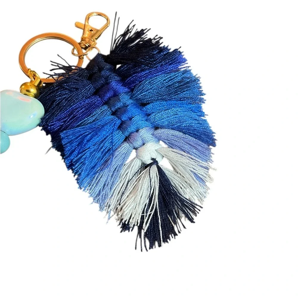 Boho Blue Detachable Keychain